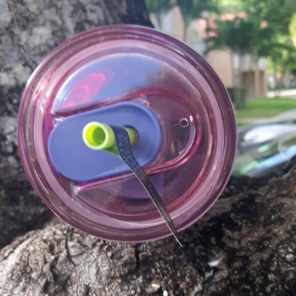 Starbucks 2025 Wavy Green Purple Plastic Hot & Cold Cup Venti Tumbler 24oz - Picture 6 of 9